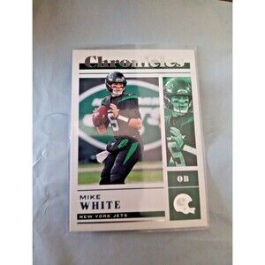 2022 Panini Chronicles Football  Card #4 Mike White - New York Jets